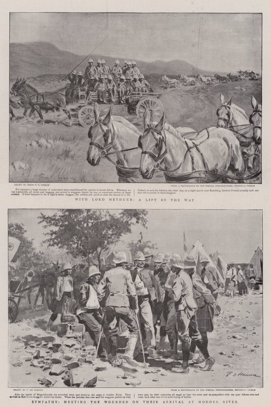 A háború Dél-Afrikában alkotó: Percy F.S. Spence
