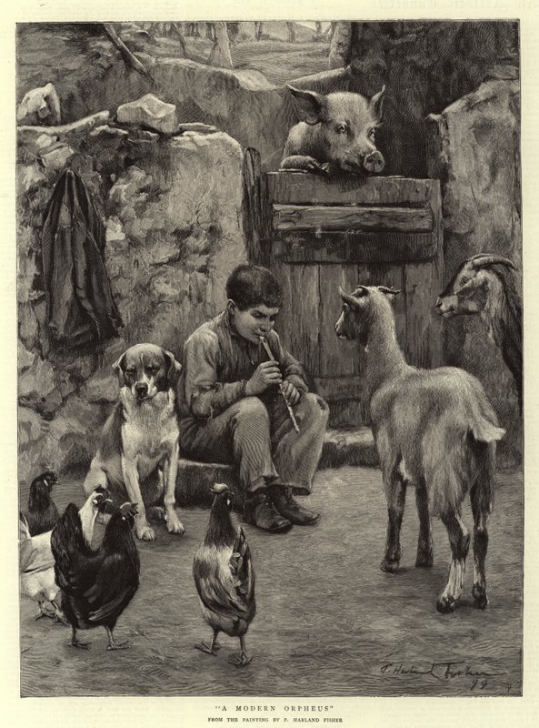 Egy modern Orpheus alkotó: Percy Harland Fisher