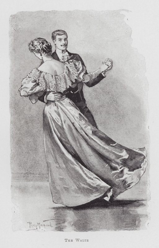 Tánc: The Waltz (litho) alkotó: Percy Macquoid