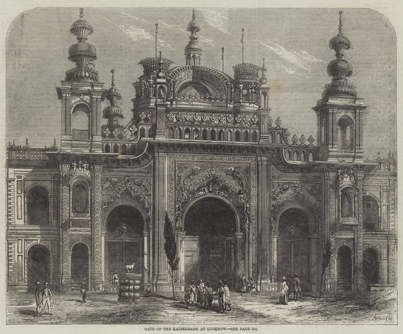 A Kaiserbagh kapuja, Lucknow alkotó: Percy Macquoid