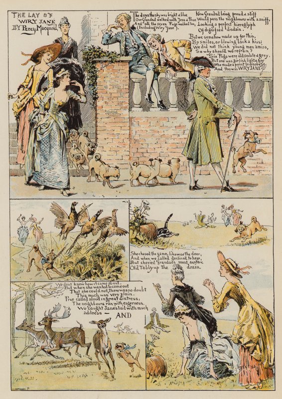 The Lay of Wiry Jane, Percy Macquoid (chromolitho) alkotó: Percy Macquoid