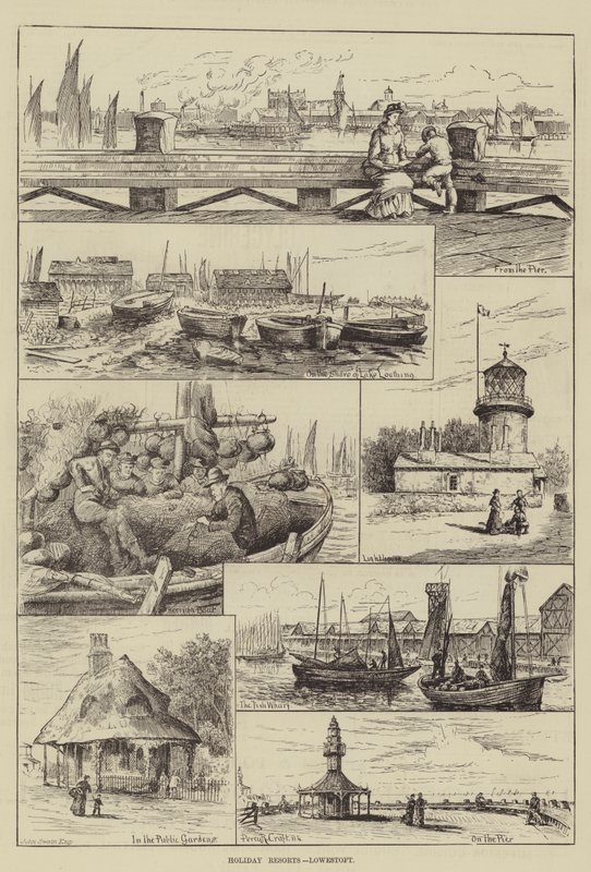Üdülőhelyek, Lowestoft alkotó: Percy Robert Craft