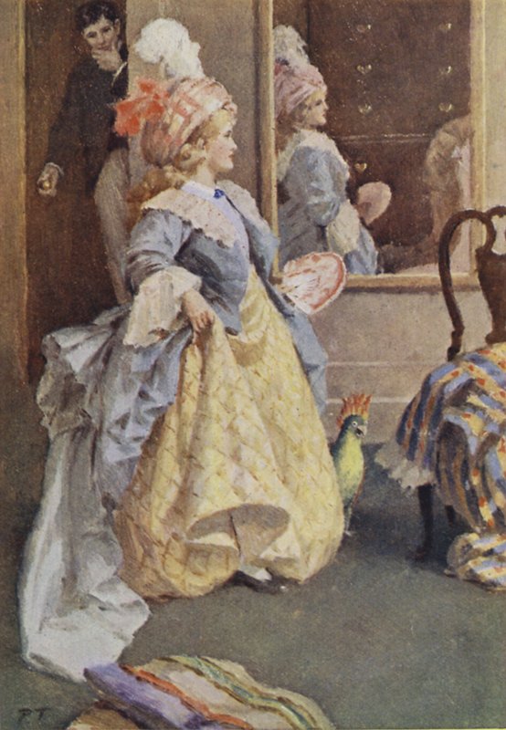 Illusztráció a kis nők számára, Louisa M Alcott (színes litó) alkotó: Percy Tarrant