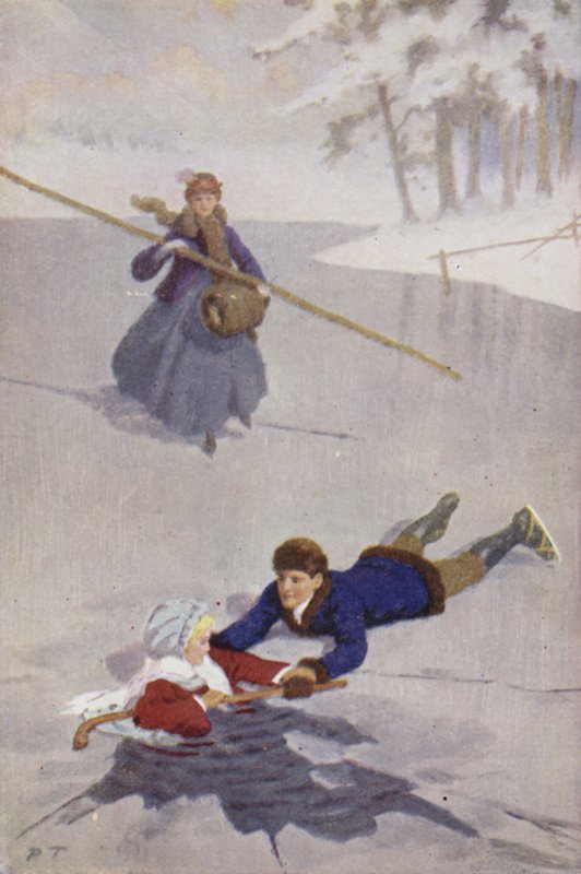 Illusztráció a kis nők számára, Louisa M Alcott (színes litó) alkotó: Percy Tarrant