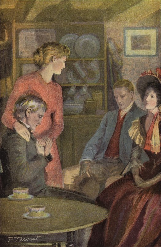 Illusztráció Silas Marnerhez, George Eliot (színes litó) alkotó: Percy Tarrant