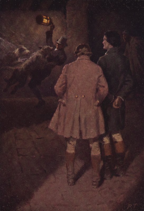 Illusztráció a Wuthering Heightshez, Emily Bronte (színes litó) alkotó: Percy Tarrant