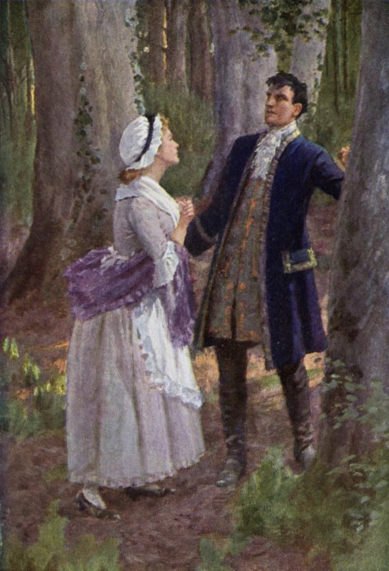 Illusztráció a Wuthering Heightshez, Emily Bronte (színes litó) alkotó: Percy Tarrant