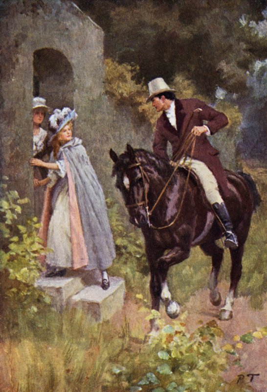 Illusztráció a Wuthering Heightshez, Emily Bronte (színes litó) alkotó: Percy Tarrant