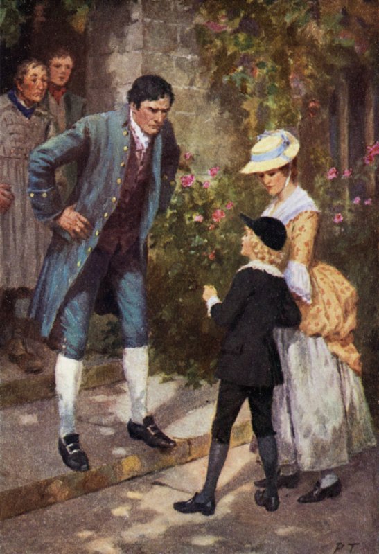 Illusztráció a Wuthering Heightshez, Emily Bronte (színes litó) alkotó: Percy Tarrant