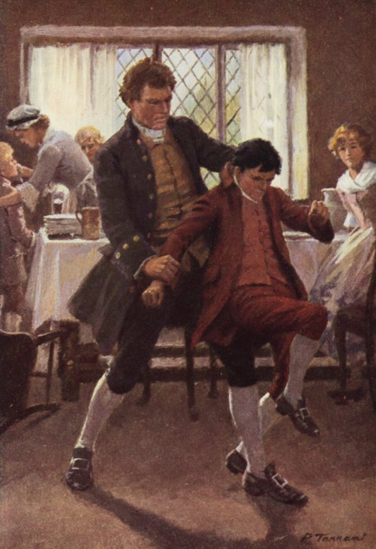 Illusztráció a Wuthering Heightshez, Emily Bronte (színes litó) alkotó: Percy Tarrant
