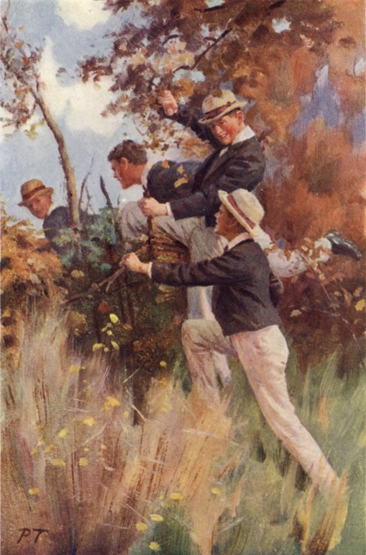 Az első kerítésen túl (színes litó) alkotó: Percy Tarrant