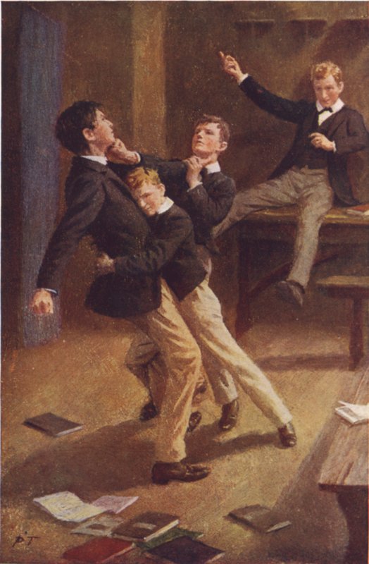 A hárman tántorogtak egy pillanatra, aztán átmentek (színes litó) alkotó: Percy Tarrant