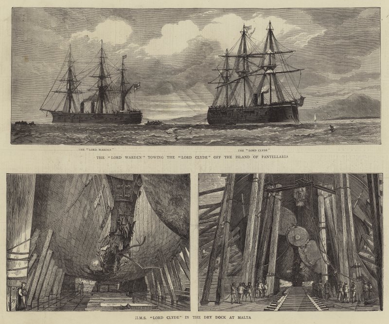HMS Lord Clyde alkotó: Percy William Justyne