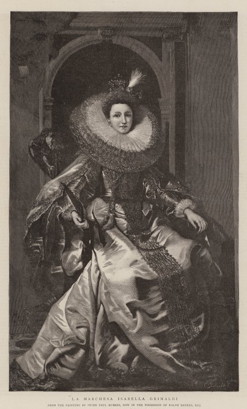 A Marchesa Isabella Grimaldi alkotó: Peter Paul Rubens