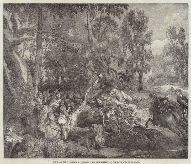 A Vaddisznóvadászat alkotó: Peter Paul Rubens