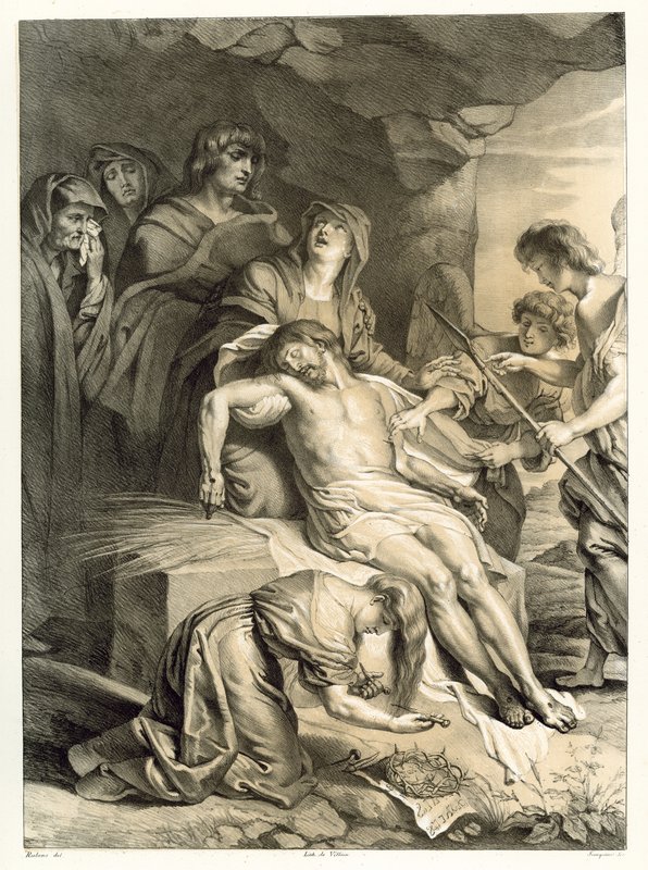 Krisztus temetése alkotó: Peter Paul Rubens