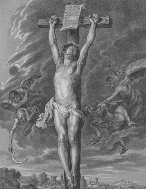 A keresztre feszítés, Szent Máté 27, 30-54 alkotó: Peter Paul after Rubens
