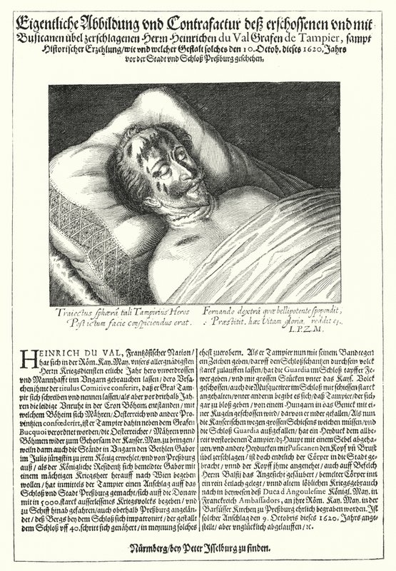 Henri du Val, Dampierre gróf teste alkotó: Peter Isselburg