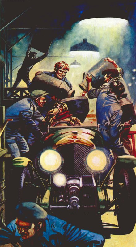 1928-as 4,5 literes Bentley Le Mans-ban alkotó: Peter Jackson