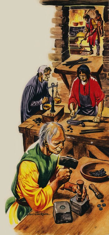 Érmekészítők I. Edward király idejében alkotó: Peter Jackson