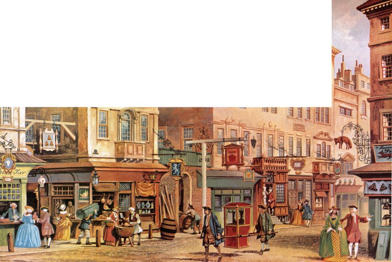 London a 18. században alkotó: Peter Jackson