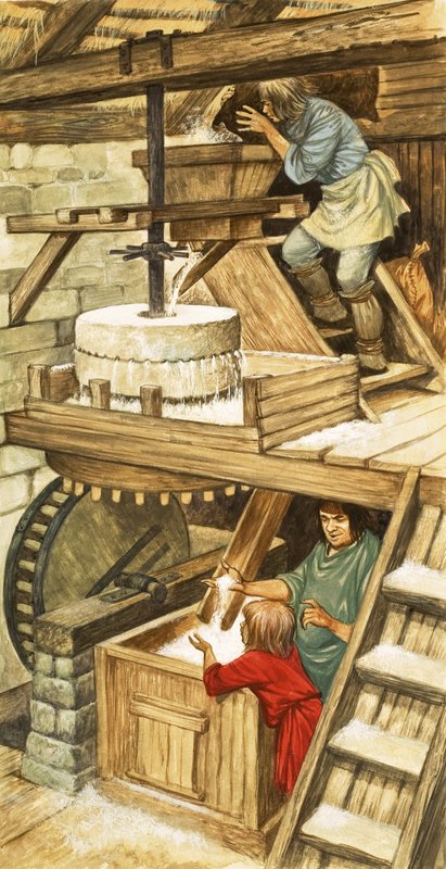 Gabona őrlése alkotó: Peter Jackson