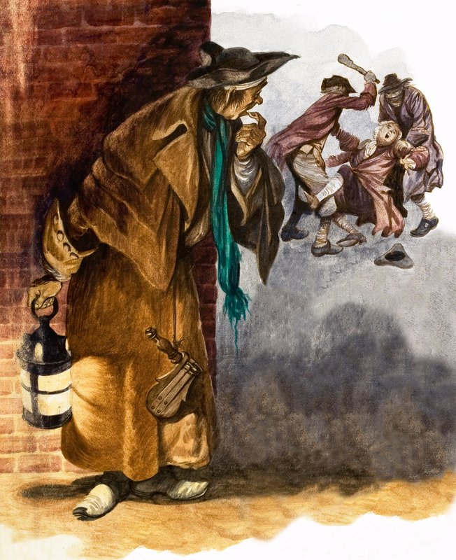 Nightwatchman megfigyel egy rablást alkotó: Peter Jackson