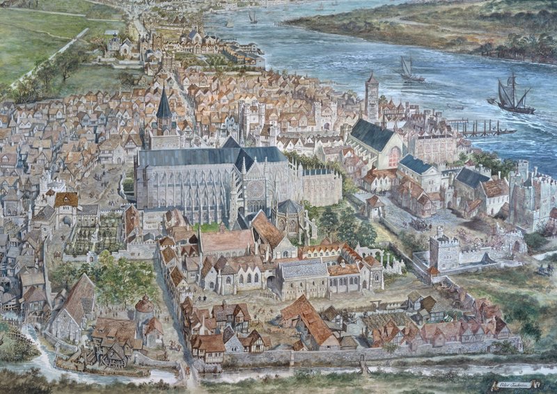 Régi London rekonstruált: Westminster városa alkotó: Peter Jackson