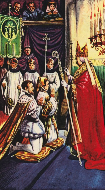 Mária királynő feleségül veszi Fülöp spanyol herceget Winchesterben alkotó: Peter Jackson
