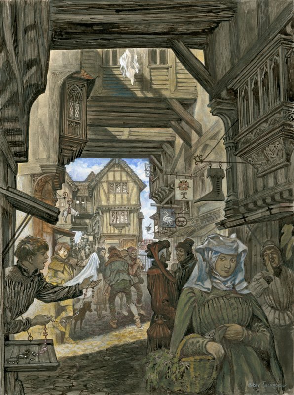 Vásárlás a régi London Bridge-en alkotó: Peter Jackson