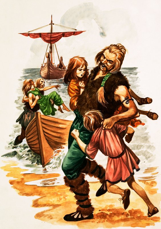 Amikor fiatalok voltak: Szent Patrik (gouache papíron) alkotó: Peter Jackson