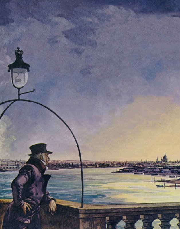 William Wordsworth, A Westminster hídon (színes litó) alkotó: Peter Jackson