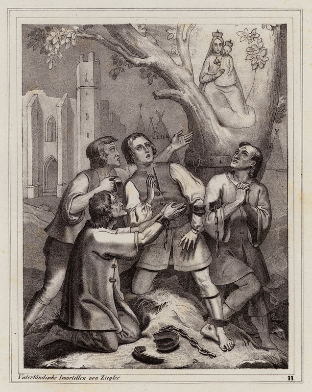 Szűz Mária jelenése, Hietzing, Bécs alkotó: Peter Johann Nepomuk Geiger