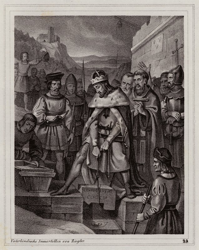 A lilienfeldi apátság alapítása alkotó: Peter Johann Nepomuk Geiger