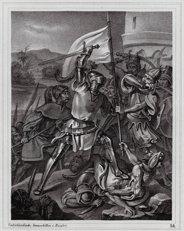 Damietta ostroma alkotó: Peter Johann Nepomuk Geiger