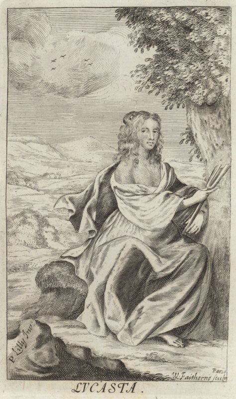 Lucasta portréja (Lucy Sacheverell) alkotó: Peter Lely