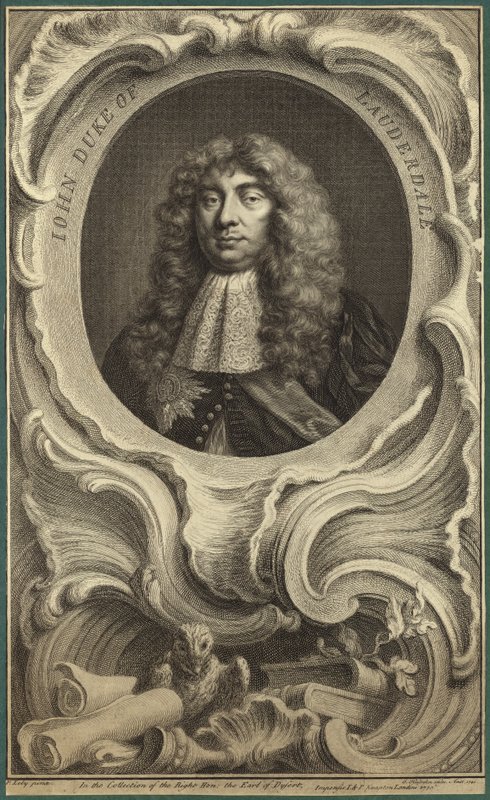 Sir John Maitland, Lauderdale hercegének portréja alkotó: Peter Lely
