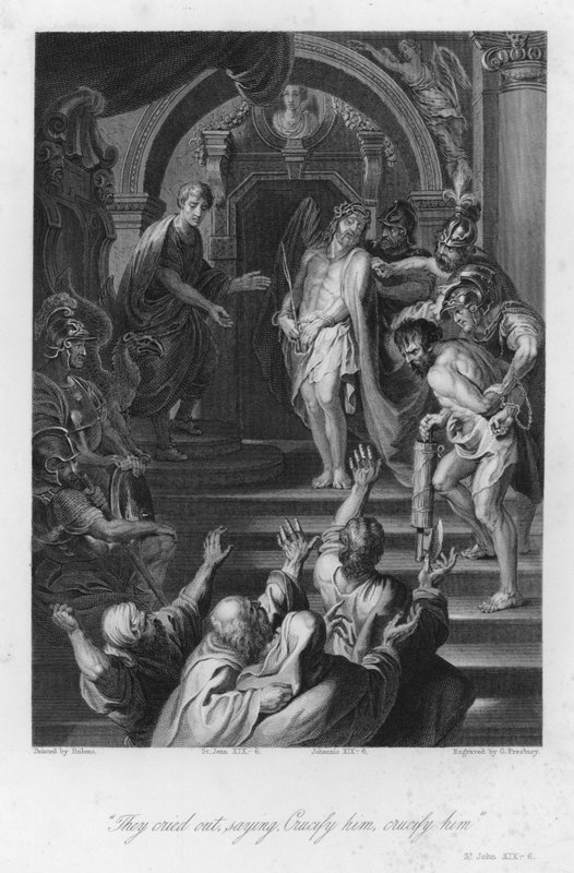 Ecce Homo, Szent János XIX., 6 (metszet) alkotó: Peter Paul (after) Rubens