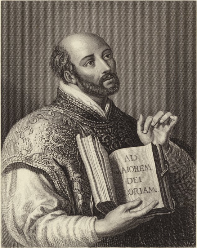 Loyolai Ignác (metszet) alkotó: Peter Paul (after) Rubens