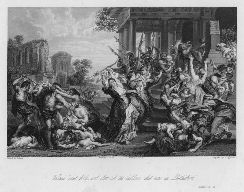 Az ártatlanok mészárlása, Máté II alkotó: Peter Paul (after) Rubens
