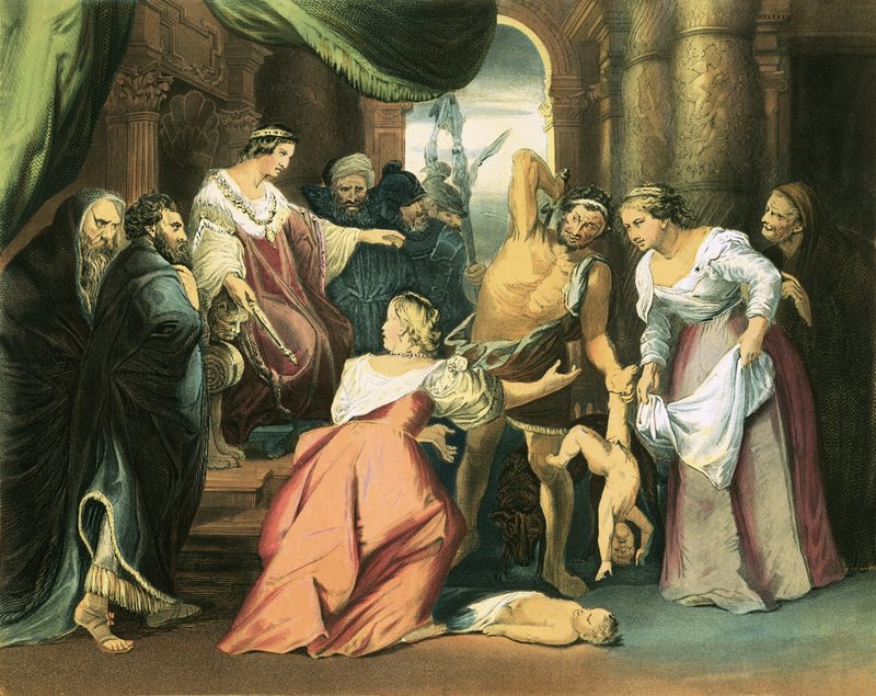 Salamon ítélete alkotó: Peter Paul Rubens