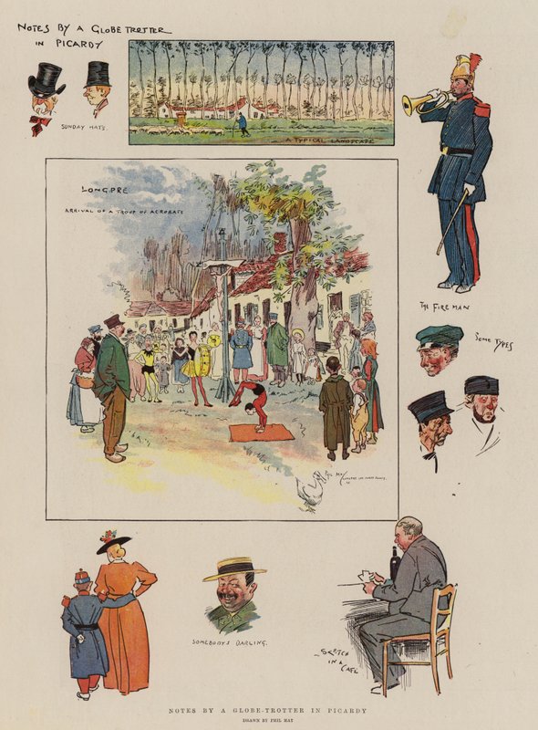 Egy pikárdiai Globe-Trotter jegyzetei alkotó: Phil May