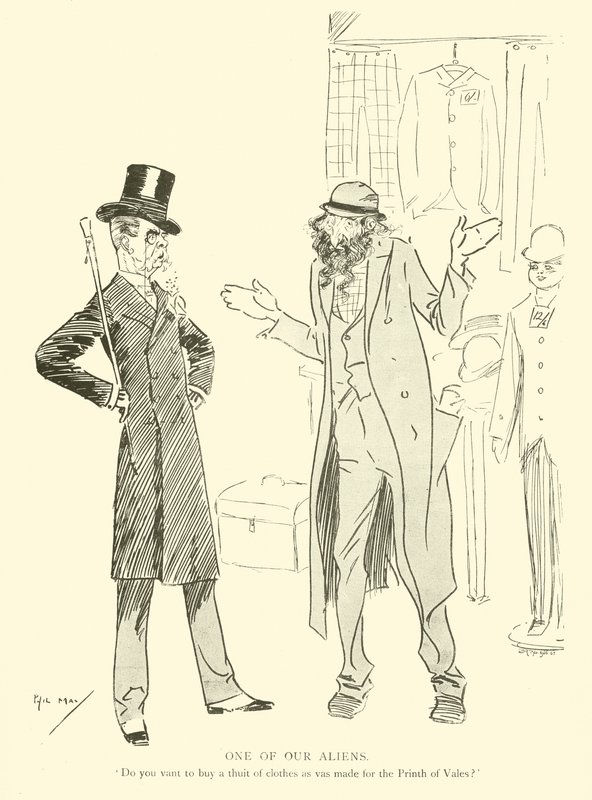 Phil May rajzfilmje az 1890-es évekből (litho) alkotó: Phil May