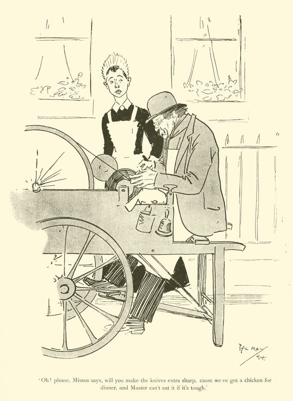 Phil May rajzfilmje az 1890-es évekből (litho) alkotó: Phil May