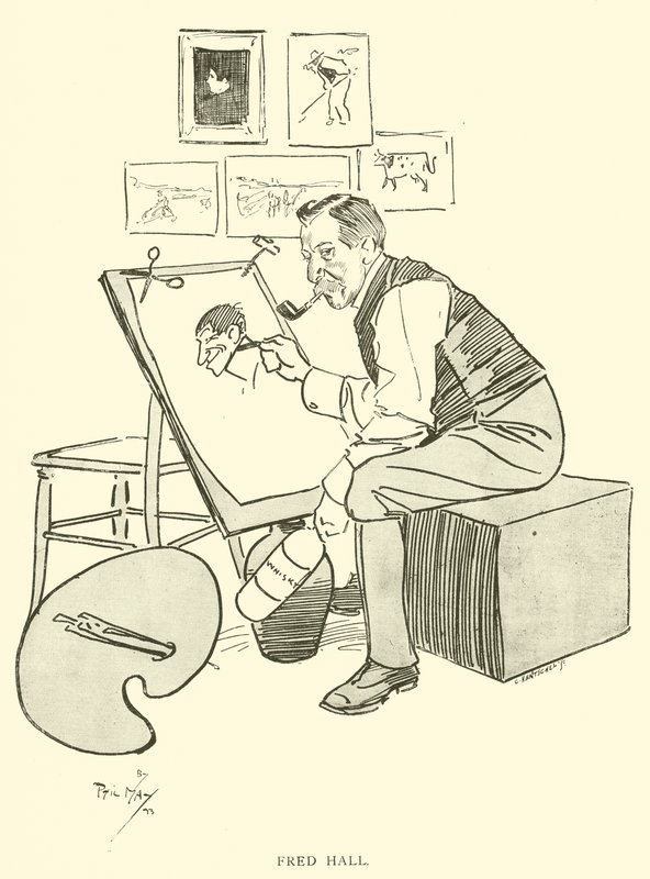 Phil May rajzfilmje az 1890-es évekből (litho) alkotó: Phil May