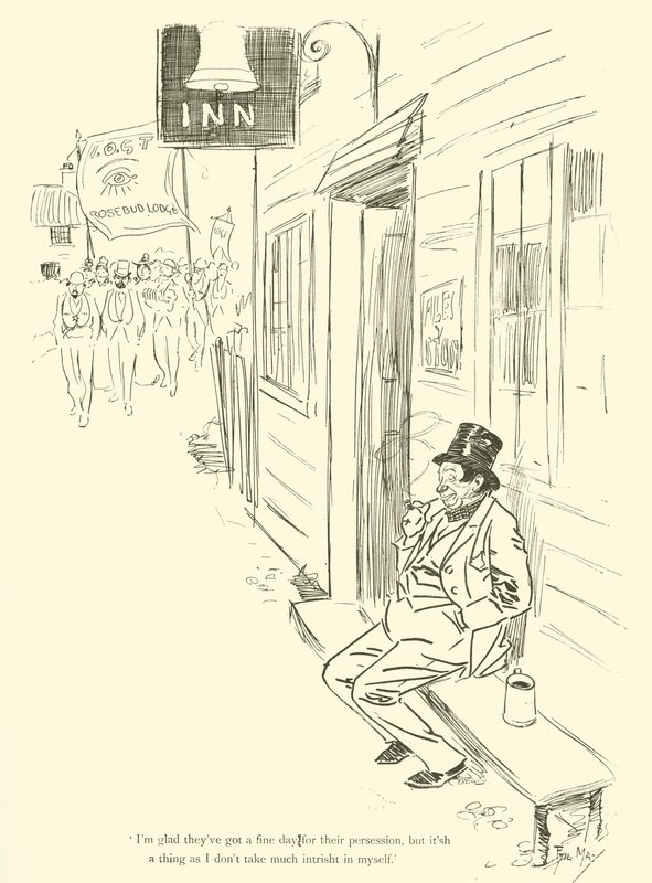 Phil May rajzfilmje az 1890-es évekből (litho) alkotó: Phil May