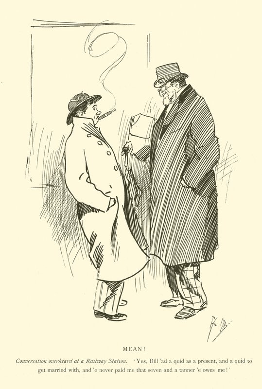 Phil May rajzfilmje az 1890-es évekből (litho) alkotó: Phil May