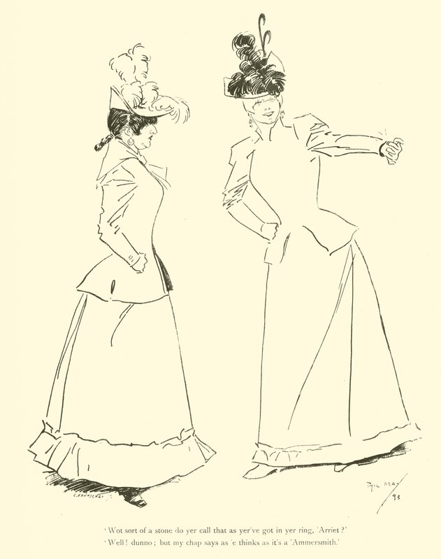 Phil May rajzfilmje az 1890-es évekből (litho) alkotó: Phil May
