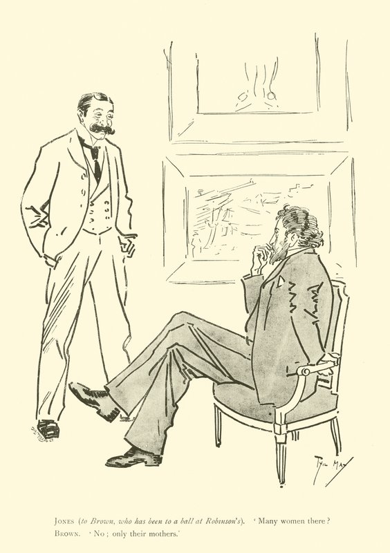 Phil May rajzfilmje az 1890-es évekből (litho) alkotó: Phil May