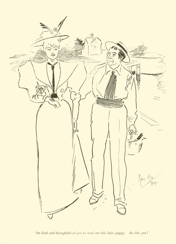 Phil May rajzfilmje az 1890-es évekből (litho) alkotó: Phil May